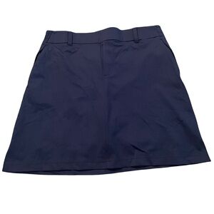 Lands End navy blue athletic skort M